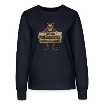 Let's skip Christmas - Women’s Sweatshirt - french navy - Front - AI Model Female 172 light (172cm)