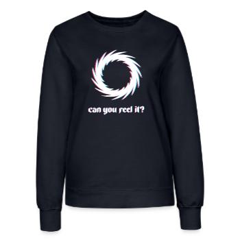 Tu sens que ça dérape - Sweat Femme - marine - Devant - AI Model Female 172 light (172cm)