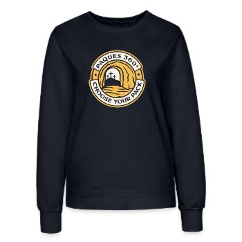 Easter360 - Frauen Sweatshirt - Navy - Vorne - AI Model Female 172 light (172cm)