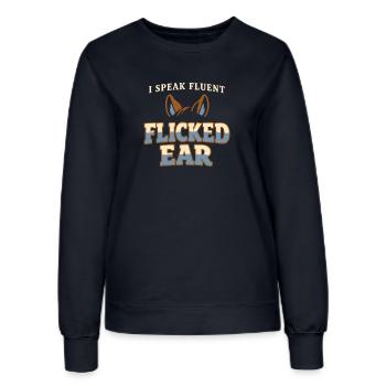 Pferdestimmung Humor Erfahrener Pferdebesitzer - Frauen Sweatshirt - Navy - Vorne - AI Model Female 172 light (172cm)