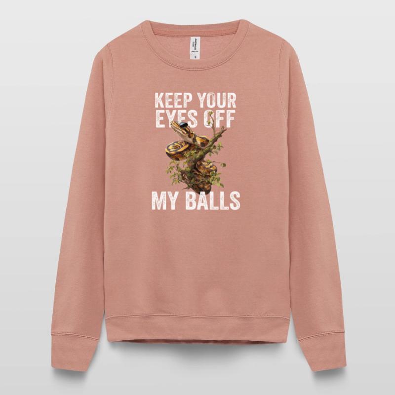 Königspython Schlangen Liebhaber Terrarium Python Frauen Sweatshirt