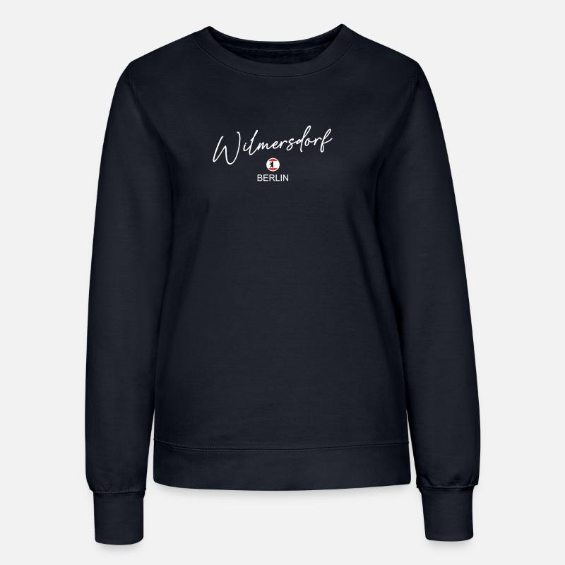 Wilmersdorf - Berlin Flag - Berlin Bear - Women’s Sweatshirt - french navy