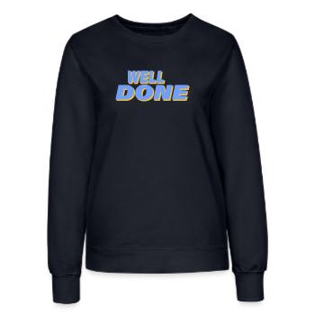 BIEN JOUÉ - Sweat Femme - marine - Devant - AI Model Female 172 light (172cm)
