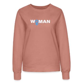 WOMAN - Frauen Sweatshirt - Altrosa - Vorne - AI Model Female 172 dark (172cm)