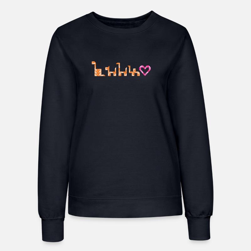 Triangle Creatures – From Snake to Camel - Women’s Sweatshirt - french navy