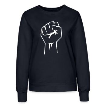Faust 2 - Frauen Sweatshirt - Navy - Vorne - AI Model Female 172 light (172cm)