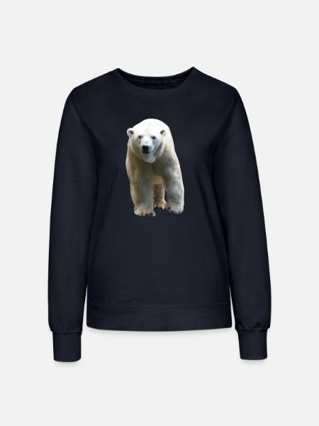Polar Bear - Eisbär - Frauen Sweatshirt - Navy