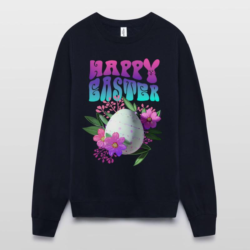 Joyeux Easter Easter Egg Floral Sweat Femme