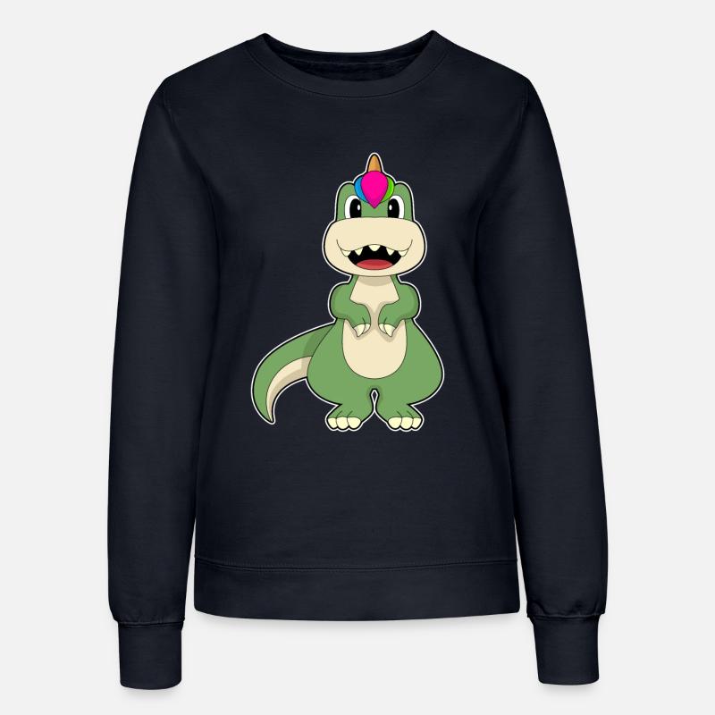 Dinosaurier Einhorn - Frauen Sweatshirt - Navy