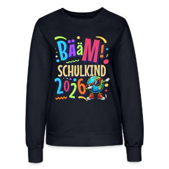 Bääm Schoolchild 2026 - Women’s Sweatshirt - french navy - Front - AI Model Female 172 light (172cm)
