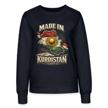 Kurdes kurdes du Kurdistan - Sweat Femme - marine - Devant - AI Model Female 172 light (172cm)