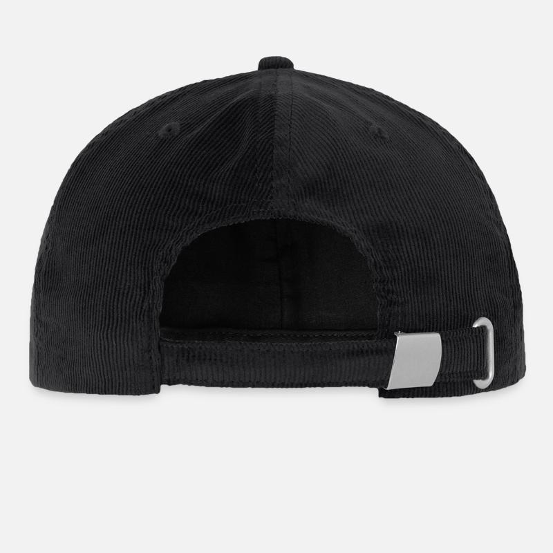 Lettrage Maman blanc brodé Casquette en velours côtelé personnalisable en broderie