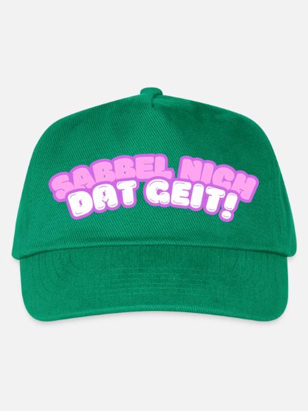 Sabbel nich - dat geit! - Kinder Basecap - Grün