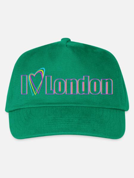 I Love London Statement - Kinder Basecap - Grün