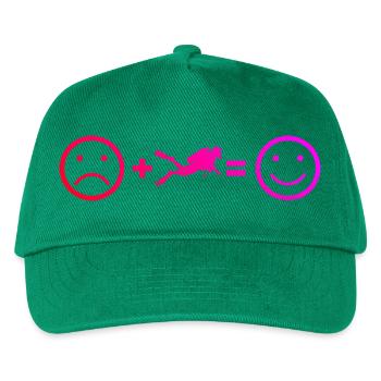 Geschenkidee für eine Taucherin mit Gerätetauchen - Kinder Basecap - Grün - Vorne