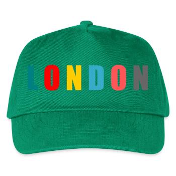 LONDON. LONDRES. BRITISH. ANGLETERRE. UK. CAPITALE - Casquette de baseball Enfant - vert - Devant