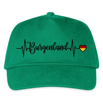 Burgenland Pulse Heart Line - Casquette de baseball Enfant - vert - Devant