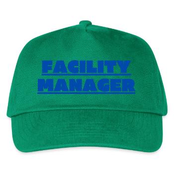 Facility Manager In-house technician Caretaker - Kids’ Baseball Cap - green - Front