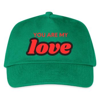 You are my love - Kinder Basecap - Grün - Vorne