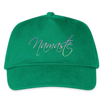 Namaste  - Kinder Basecap - Grün - Vorne