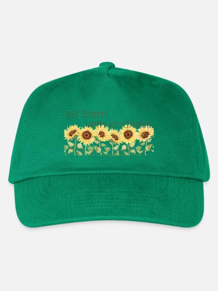 kill them with kindness - Kinder Basecap - Grün