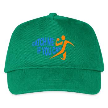 Handball | Catch me - Kinder Basecap - Grün - Vorne
