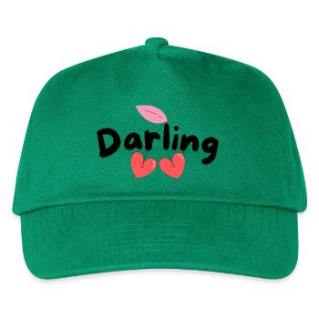 Darling I love you - Kinder Basecap - Grün - Vorne