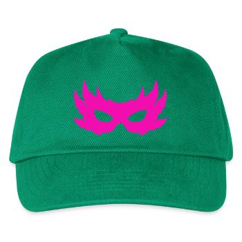 Venetian Mask - Kids’ Baseball Cap - green - Front