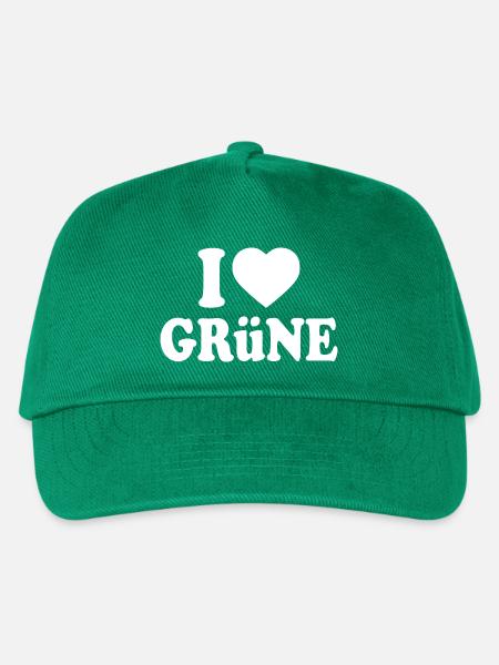 I love grüne - Kinder Basecap - Grün