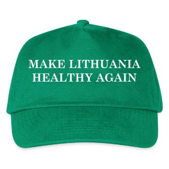 Make Lithuania Healthy Again - Kids’ Baseball Cap - green - Front