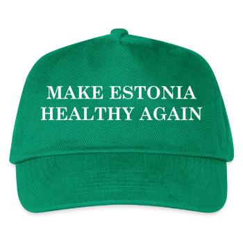 Make Estonia Healthy Again - Kids’ Baseball Cap - green - Front