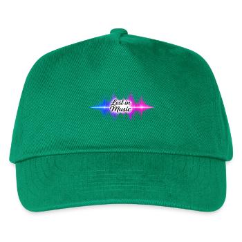 Lost in Music Sound Waves - Kids’ Baseball Cap - green - Front