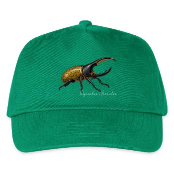 Herkuleskäfer Dynastes hercules - Kinder Basecap - Grün - Vorne