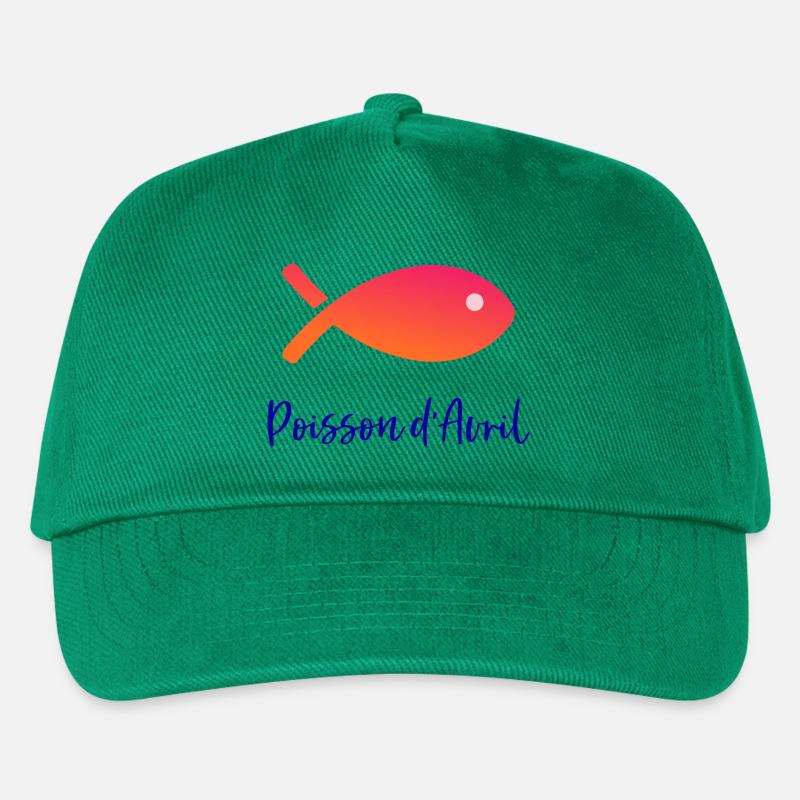 POISSON. POISSON D'AVRIL - Casquette de baseball Enfant - vert