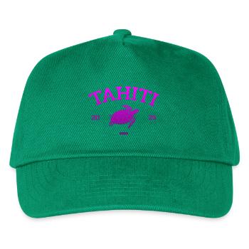 Tahiti - Turtle - French Polynesia - Schildkröte - Kinder Basecap - Grün - Vorne