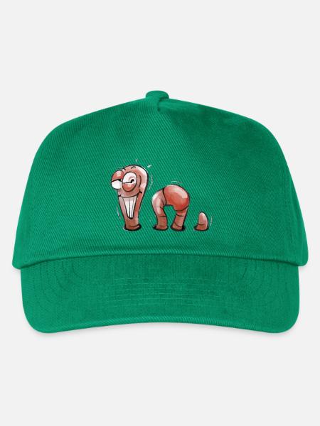 Wurmi - Kinder Basecap - Grün