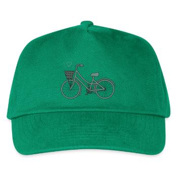 Vélo rétro - Casquette de baseball Enfant - vert - Devant