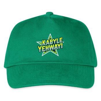 Kabyle Yehwayi (Kabyle well done, I want it) - Kids’ Baseball Cap - green - Front