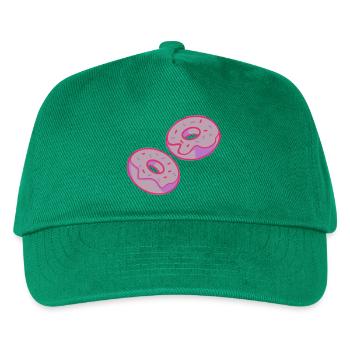 Donuts - Kinder Basecap - Grün - Vorne