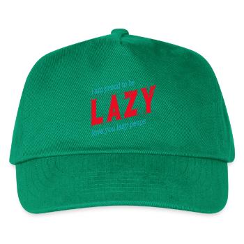 Proud to be lazy - Kids’ Baseball Cap - green - Front