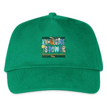 Back to School - Kids’ Baseball Cap - green - Front