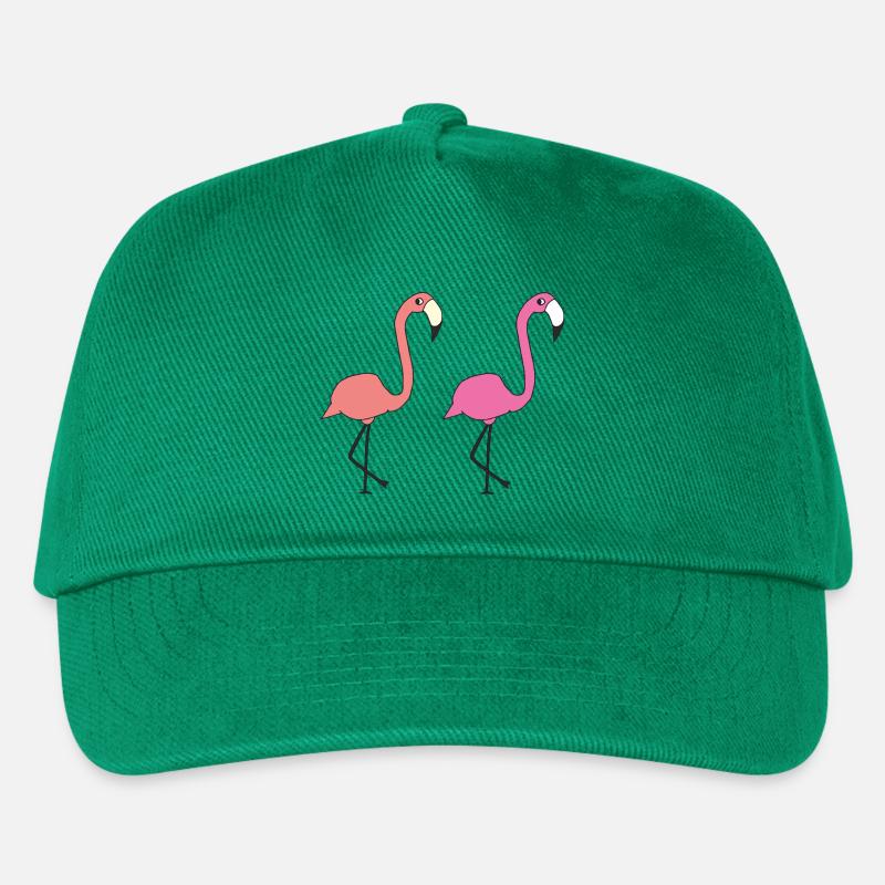 flamingo freunde - Kinder Basecap - Grün