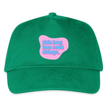 Funny Typography Design – This Bag Has Seen Things - Kids’ Baseball Cap - green - Front