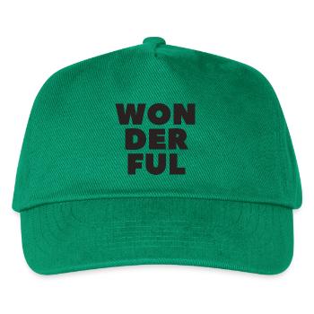 Wonderful-Wunderbar - Kids’ Baseball Cap - green - Front