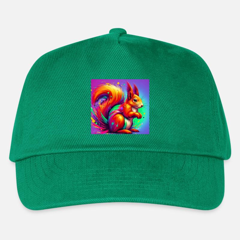 Eichhörnchen - Kinder Basecap - Grün