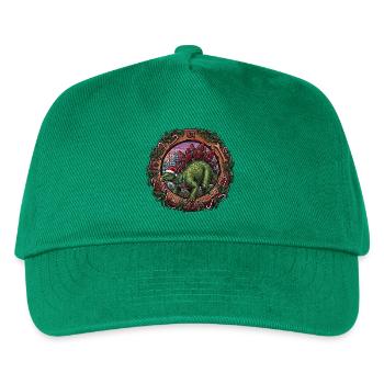 Stegosaurus Christmas Magic - Kids’ Baseball Cap - green - Front