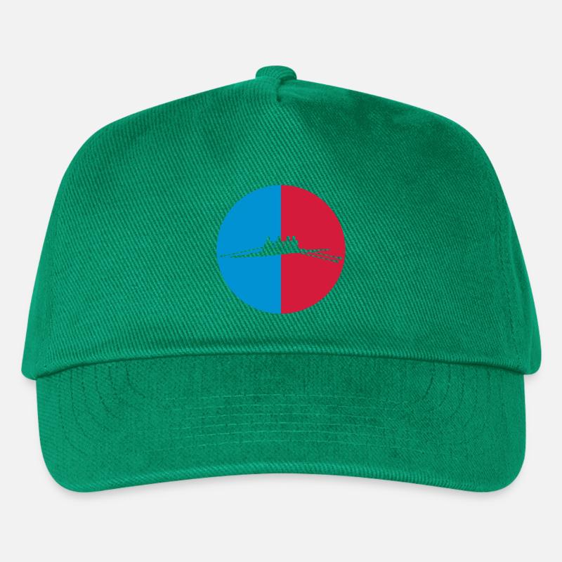 Rowing / Rower / Rudern / Ruderer - Kinder Basecap - Grün