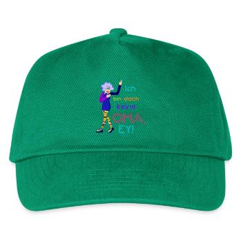 Oma Fun Stuff - lustige Geschenke für Oma - Kinder Basecap - Grün - Vorne