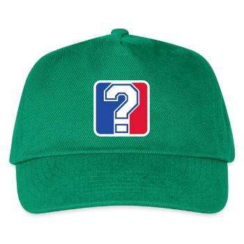 Question Mark League Icon – Sports Fan - Kids’ Baseball Cap - green - Front