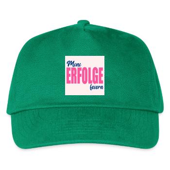 CELEBRATE SMALL SUCCESSES - Kids’ Baseball Cap - green - Front